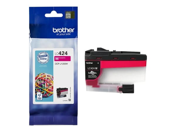 Brother LC424M - Magenta - original - blekkpatron - for Brother DCP-J1200W