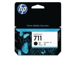 Blækpatron HP 711 CZ129A, 38 ml, sort