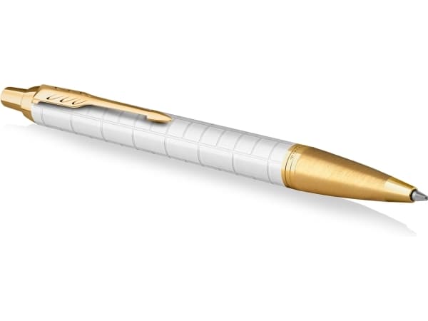 Parker IM Premium, Klips, Uttrykkbar kulepenn med hengefeste, Gjenfyllbar, Blå, 1 stykker, Medium