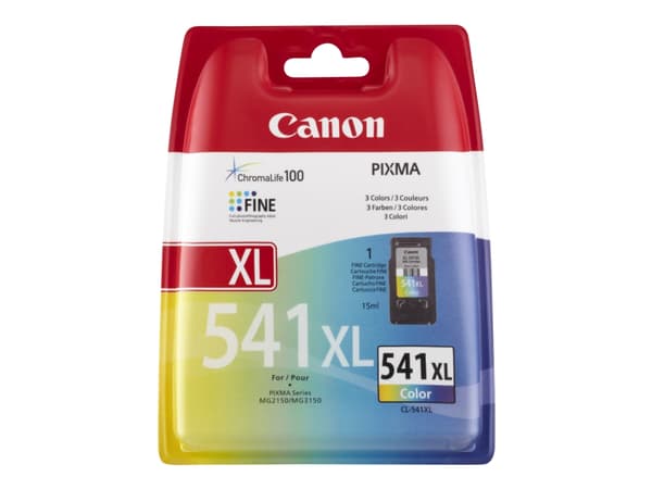 Canon CL-541XL - 15 ml - Høy ytelse - farge (cyan, magenta, gul) - original - blekkpatron - for PIXMA GM4050, MG3150, MG3510, MG3550, MG3650, MG4250,