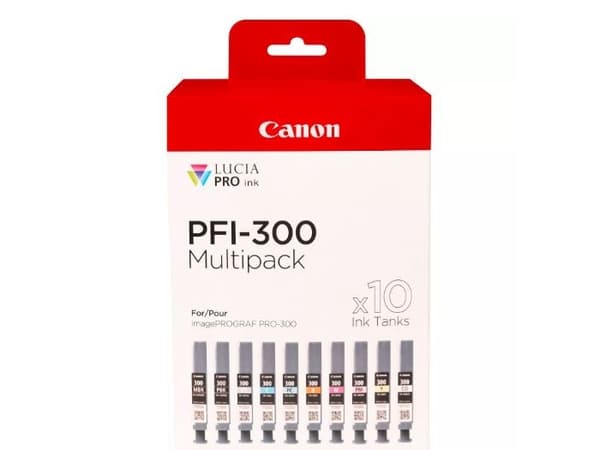 Canon PFI-MBK/PBK/CO/GY/R/C/M/Y/PC/PM 10 Ink Cartridge Multipack - 10-pack - 14.4 ml - matt svart, fotomagenta, rød, gul, magenta, fotosort, fotocyan