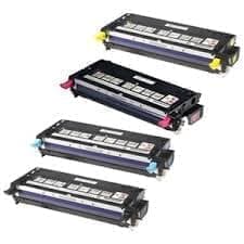Kompatibel - Dell 3115/3110cn combo pack 4 stk lasertoner - BK/C/M/Y 32000 sider