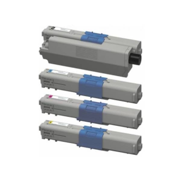 Kompatibel -  OKI C510/530/MC combo pack 4 stk lasertoner (20000 sidor)