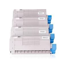 Kompatibel -  OKI C5500/6100/6150 combo pack 4 stk lasertoner (26000 sidor )