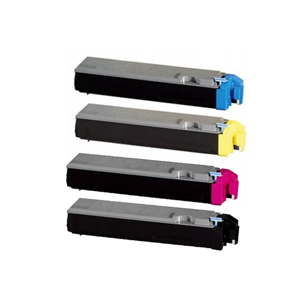 Kompatibel - Kyocera TK520 combo pack 4 stk lasertoner - BK/C/M/Y 18000 sider