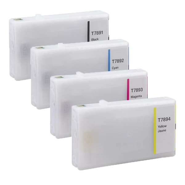 Kompatibel - Epson T7891/T7892/T7893/T7894 combo pack 4 stk  blækpatron - BK/C/M/Y 178 ml