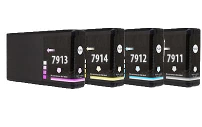 Kompatibel - Epson T7911/T7912/T7913/T7914 combo pack 4 stk bläckpatron - BK/C/M/Y 70 ml