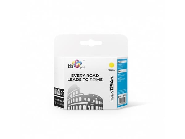 TB - 11.5 ml - gul - kompatibel - blekkpatron (alternativ for: Epson T1294) - for Epson Stylus SX230, SX235, SX430, SX438; WorkForce WF-3520, 3530, 3