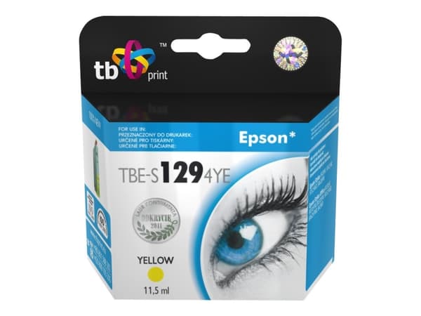 TB - 11.5 ml - gul - kompatibel - blekkpatron (alternativ for: Epson T1294) - for Epson Stylus SX230, SX235, SX430, SX438; WorkForce WF-3520, 3530, 3