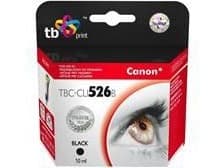 TB - 10ml - musta - yhteensopiva - mustekasetti (vaihtoehto: Canon CLI-526BK) - Canon PIXMA iP4950, iX6550, MG5350, MG6150, MG6250, MG8150, MG8250, M
