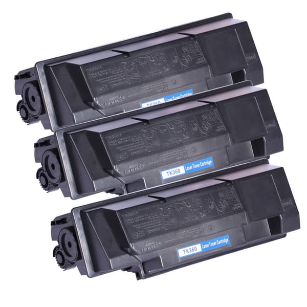 Kompatibel - Kyocera TK360 BK combo pack 3 stk Toner - Svart 60000 sider