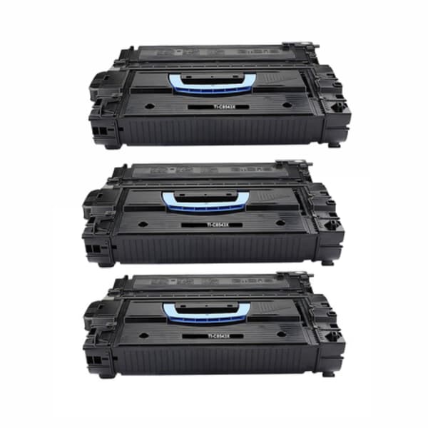 Kompatibel - HP 43X BK combo pack 3 stk Toner - C8543X - Svart 90000 sider