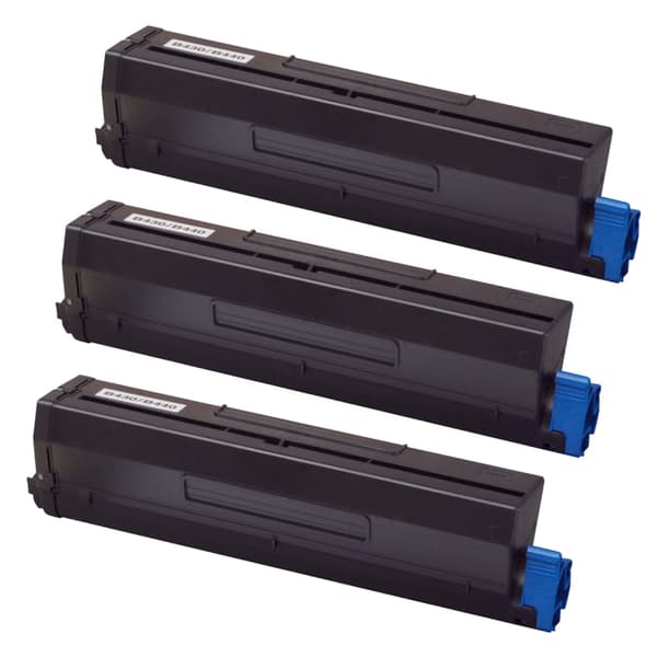 Kompatibel - OKI B430 BK combo pack 3 stk Toner - 43979202 - Svart 21000 sider