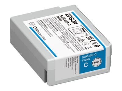 Epson SJIC42P-C - 50 ml - cyan - original - blekkpatron - for ColorWorks CW-C4000E (BK), CW-C4000E (MK)