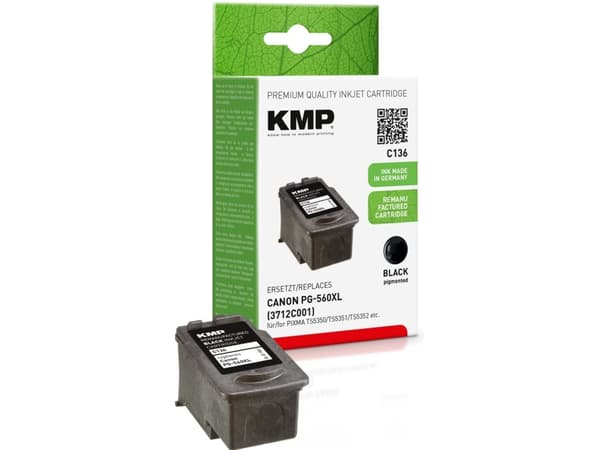 KMP C136, Korkea (XL) värintuotto, 15 ml, 400 sivua, 1 kpl, Kertapakkaus