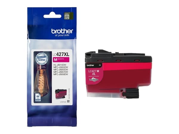 Brother LC427XLM - Høykapasitets - magenta - original - blekkpatron - for Brother HL-J6010DW, MFC-J5955DW, MFC-J6955DW, MFC-J6957DW