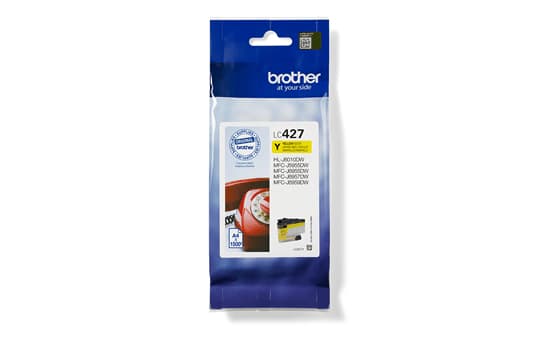 Brother LC427Y - Gul - original - bläckpatron - för Brother MFC-J5955DW, MFC-J6955DW