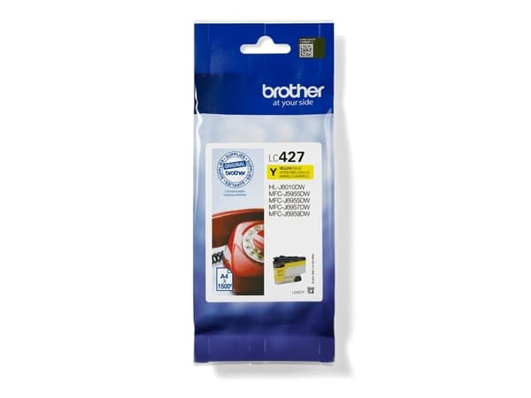 Brother LC427Y - Gul - original - bläckpatron - för Brother MFC-J5955DW, MFC-J6955DW