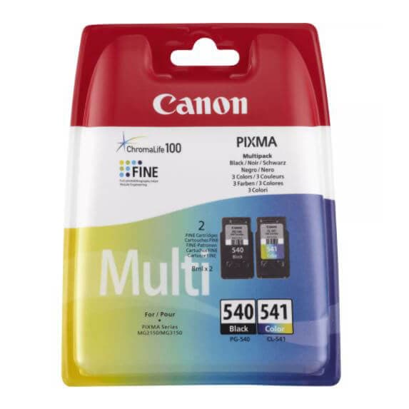 Blekk Multipak 5225B006 PG-540/CL-541 Svart Cyan Magenta Gul