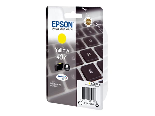 Epson WF-4745 bläckpatroner 1 styck Original Hög (XL) avkastning Gul