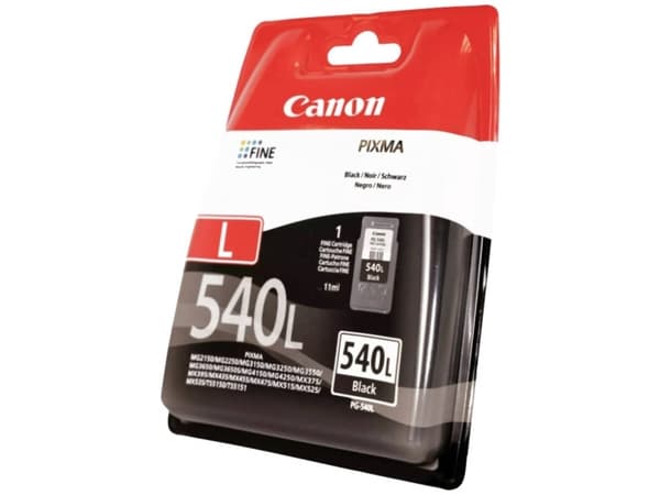 Canon PG-540L - L-størrelse - svart - original - blekkpatron - for PIXMA MG2250, MG3250, MG3510, MG3550, MG3650, MG4250, MX395, MX455, MX475, MX525,