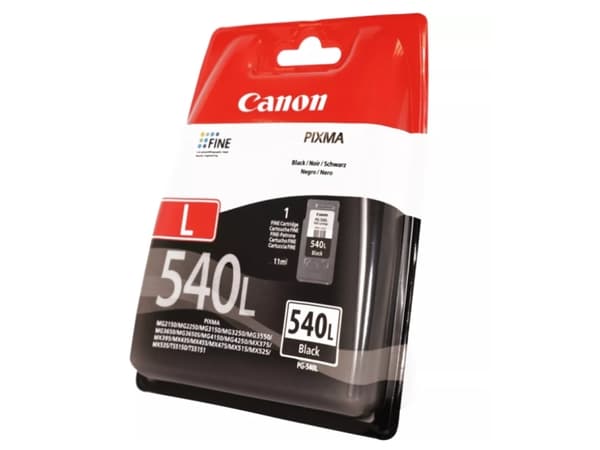 Canon PG-540L - L-størrelse - svart - original - blekkpatron - for PIXMA MG2250, MG3250, MG3510, MG3550, MG3650, MG4250, MX395, MX455, MX475, MX525,