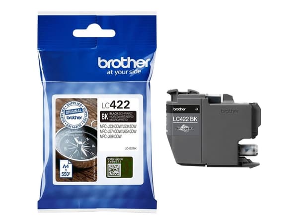 Brother LC422 - Sort - original - Blekkpatron