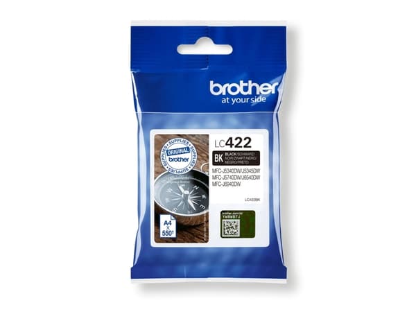 Brother LC422 - Sort - original - Blekkpatron
