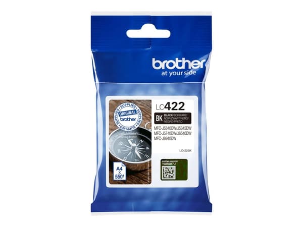 Brother LC422 - Sort - original - Blekkpatron