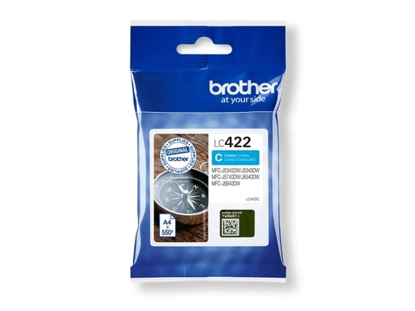 Brother LC422C - Cyan - original - blekkpatron