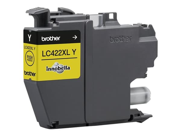 Brother LC422XLY - Høy ytelse - gul - original - blekkpatron