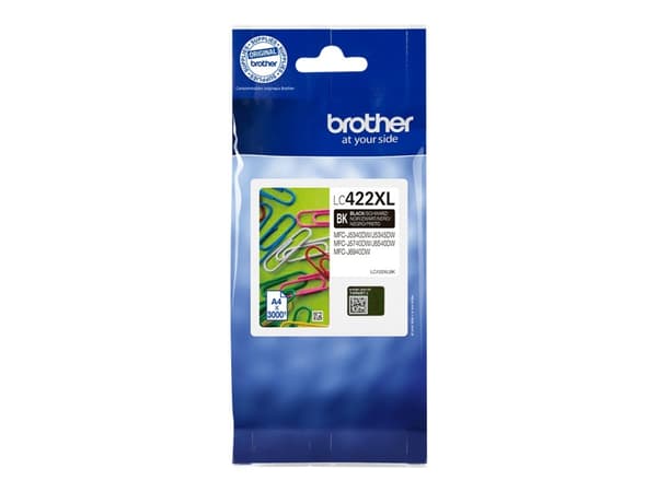 Brother LC422XL - Høy ytelse - svart - original - blekkpatron