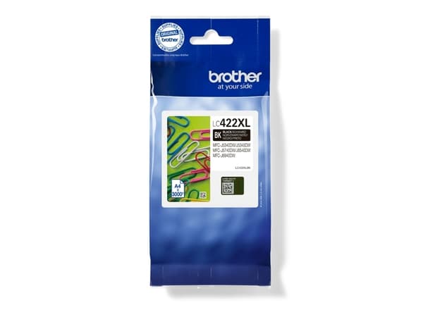 Brother LC422XL - Høy ytelse - svart - original - blekkpatron