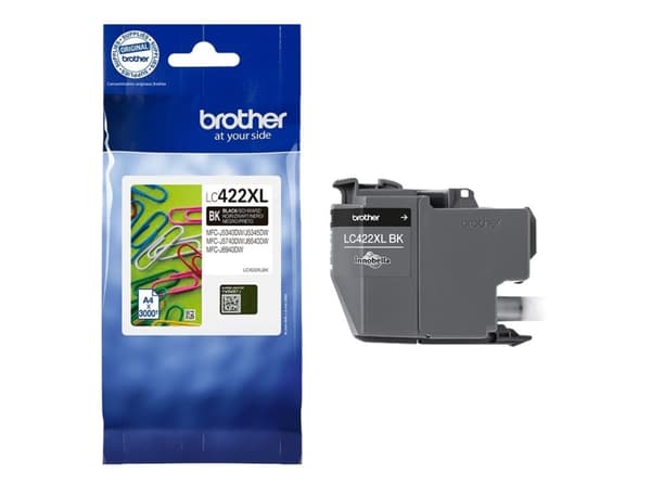 Brother LC422XL - Høy ytelse - svart - original - blekkpatron