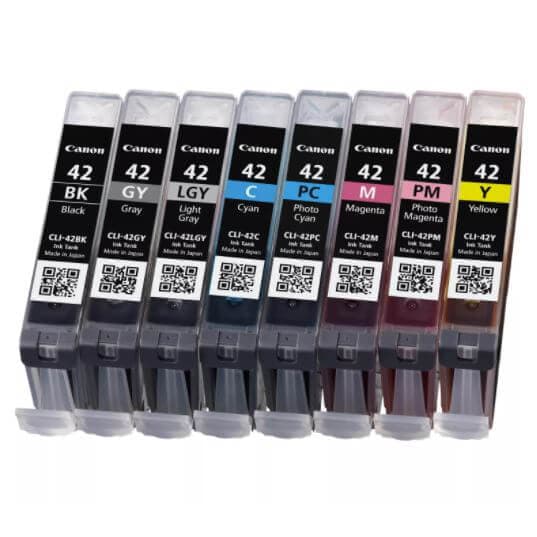 Bleekk Multipak 6384B010 CLI-42 BK/GY/LGY/C/M/Y/PC/PM