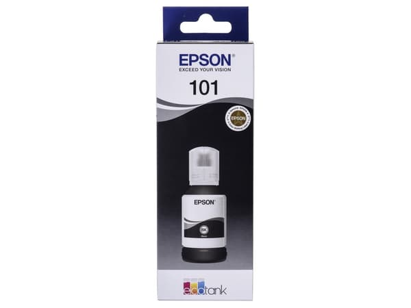 Epson EcoTank 101 - 127 ml - Ultra High Capacity - svart - original - bläcktank - för Epson L4260, L4266, L6190, L6260, L6270, L6276, L6290; EcoTank