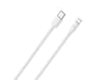 Miniatyrbilde 1 av 2: RealPower 385242, Hvit, USB C, Lightning, 2 m, Hankjønn, Hankjønn