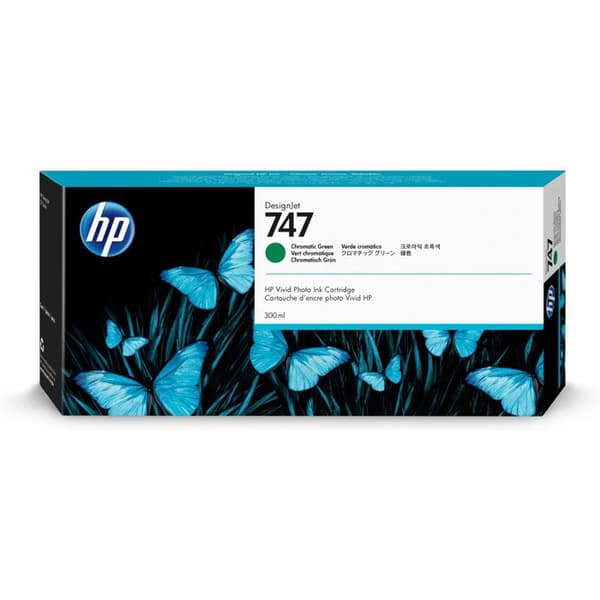 HP 747 bläckpatron - kromatisk grön
