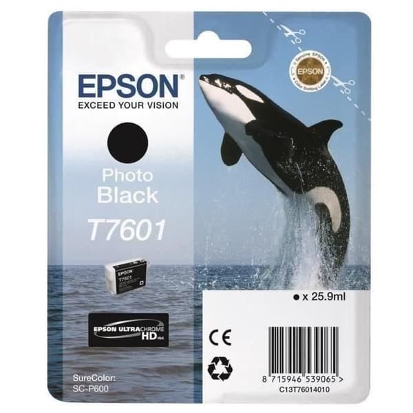 EPSON bläckpatron T7601 svart - Orca (C13T76014010)