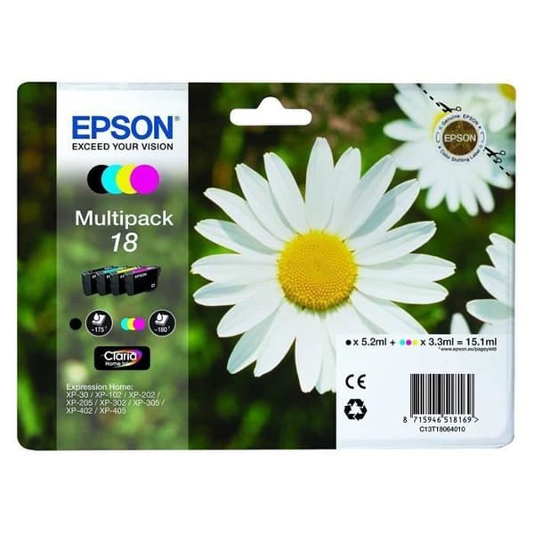 EPSON Multipack 4-färger 405 DURABrite Multipack 4-färger 405 DURABrite Ultra Ink