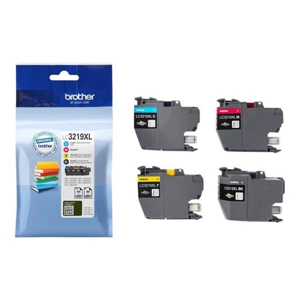 Brother multipack bläckpatron svart - Cyan - Magenta - Gul LC3219XLVALDR LC-3219XL