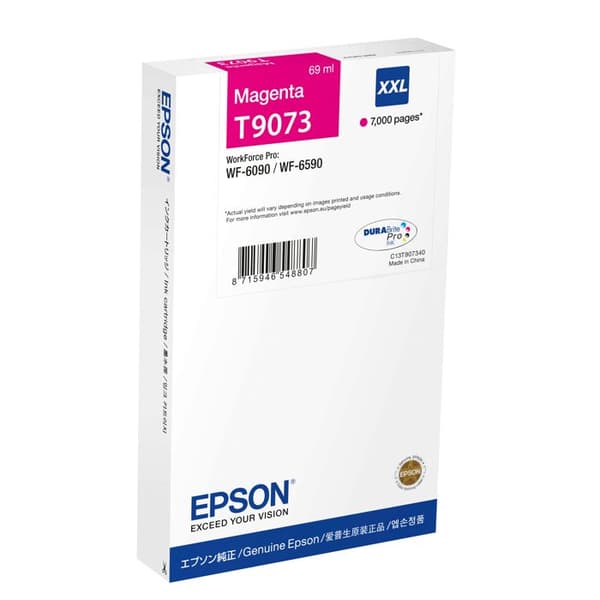 EPSON T9073 Magenta XXL bläckpatron - Epson DURABrite Pro - Inkjet