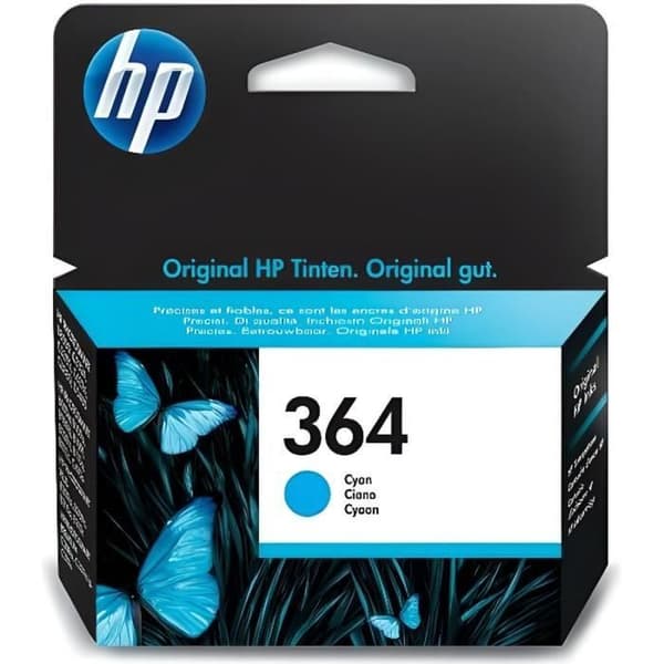HP 364 cyan originalbläckpatron (CB318EE) för HP DeskJet 3070A och HP Photosmart 5525/6525
