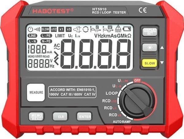 Habotest HT5910 maadoitusresistanssimittari