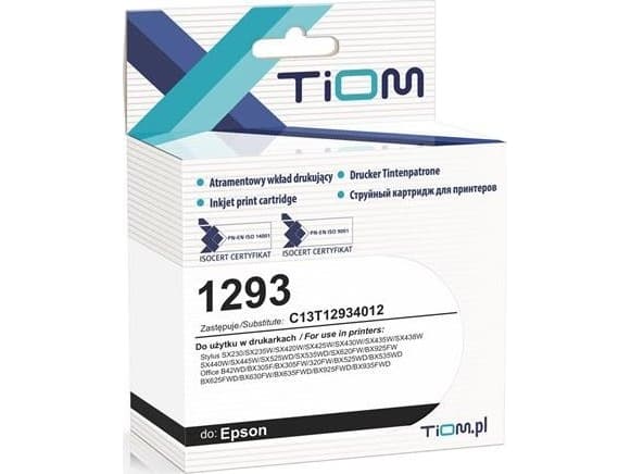 Tusz Tiom Tusz Tiom do Epson 1293 | C13T12934012 | 390 str | magenta