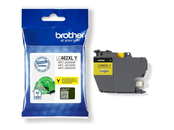 Brother LC462XLY - Høykapasitets - gul - original - blekkpatron - for Brother MFC-J2340DW, MFC-J3540DW, MFC-J3940DW