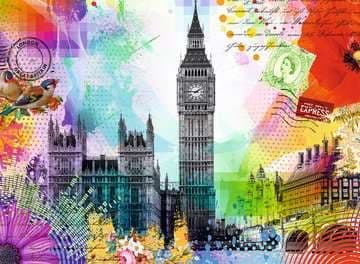 Ravensburger London Postcard, 500 stykker, Bygninger, 12 år