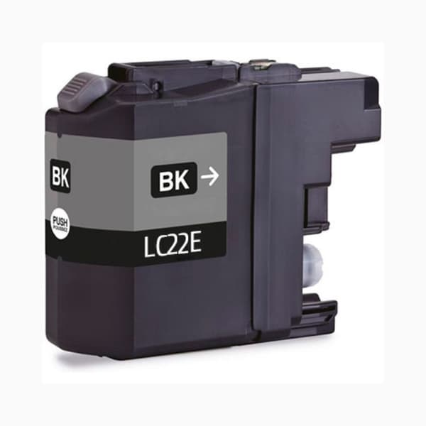 Kompatibel - Brother LC22E BK blekkpatron - Svart 48 ml