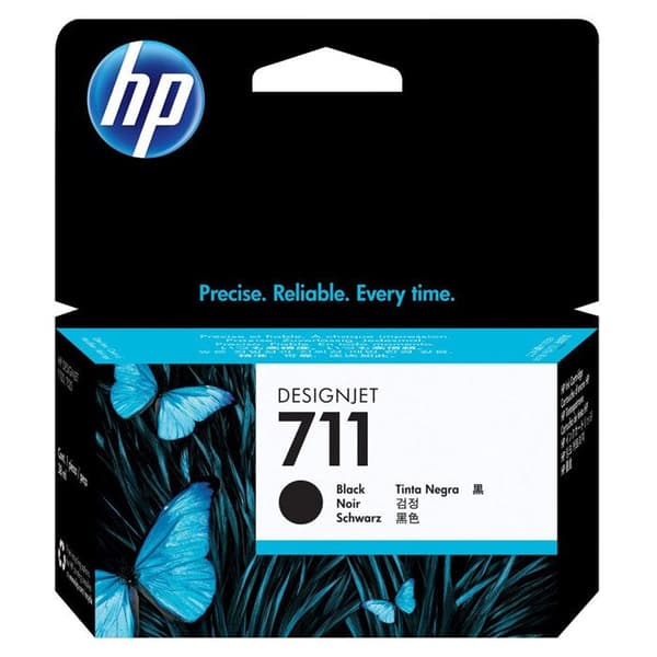 HP 711 Originalbläckpatron - Svart - Standardkapacitet 38ml