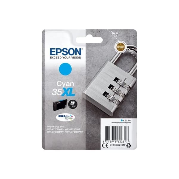EPSON Original bläckpatron 35XL - 20,3 ml - XL - Cyan